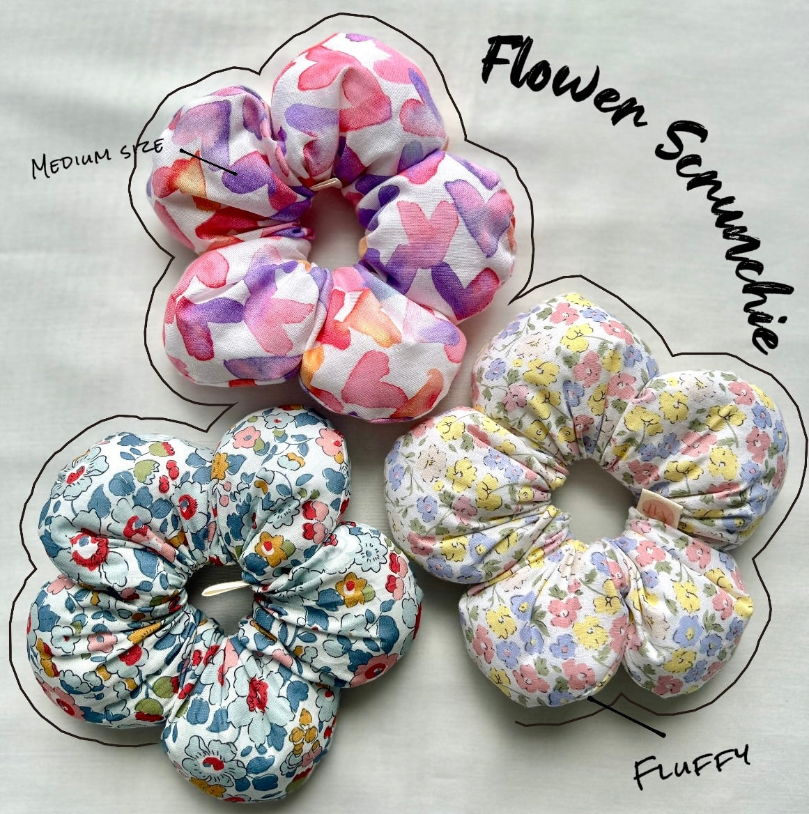 Flower Scrunchie – MIBYDREAMERS