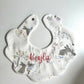 Baby Bib with Snap & Custom Embroidery