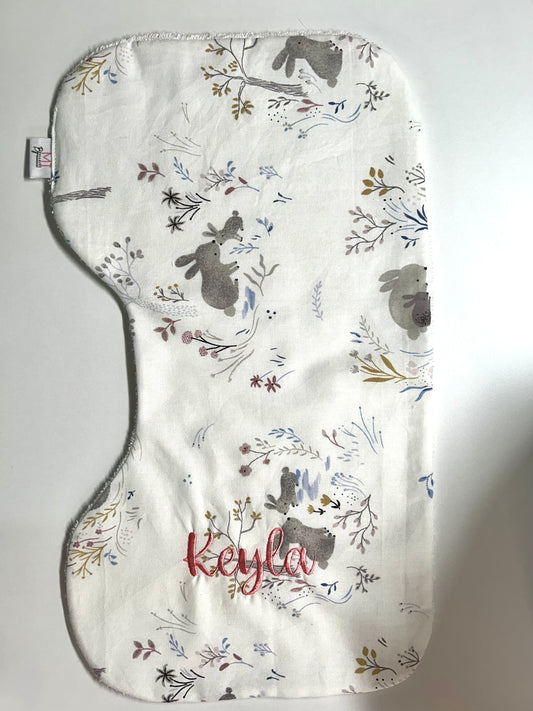 Baby Burp cloth & Custom Embroidery