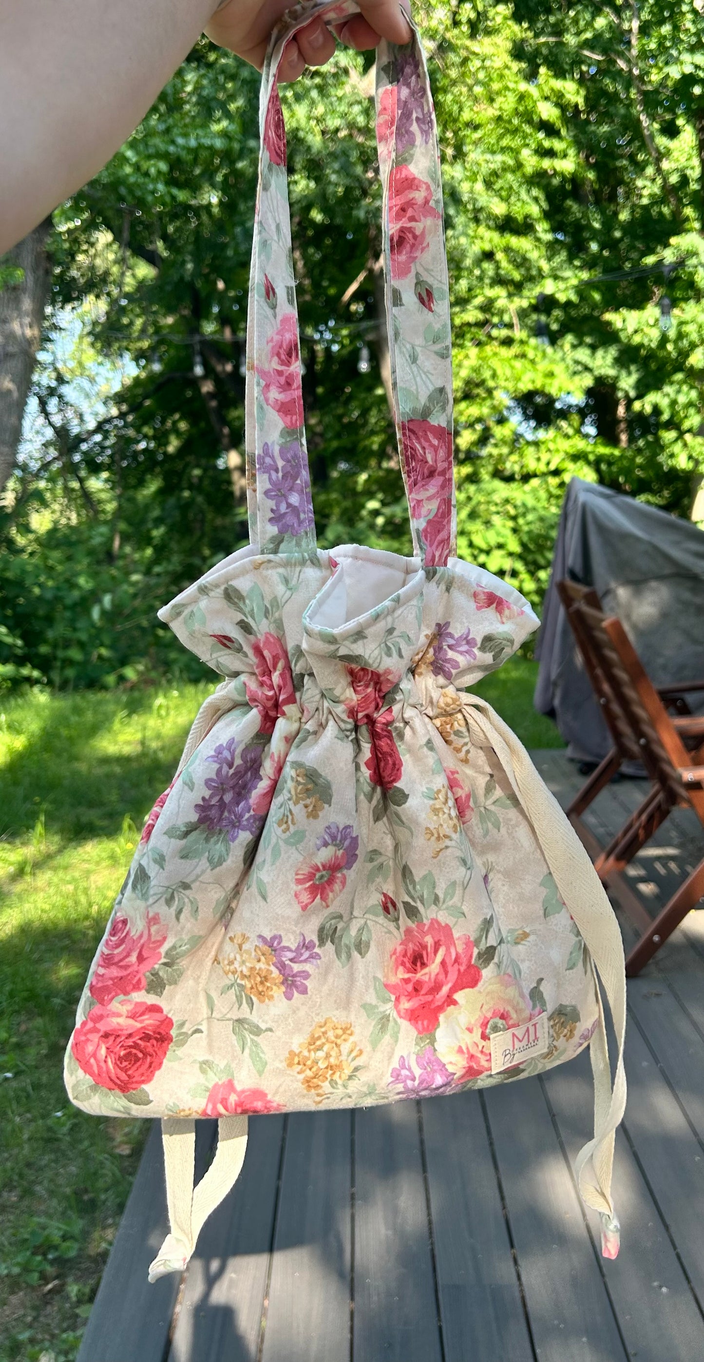 Drawstring Tote Bag