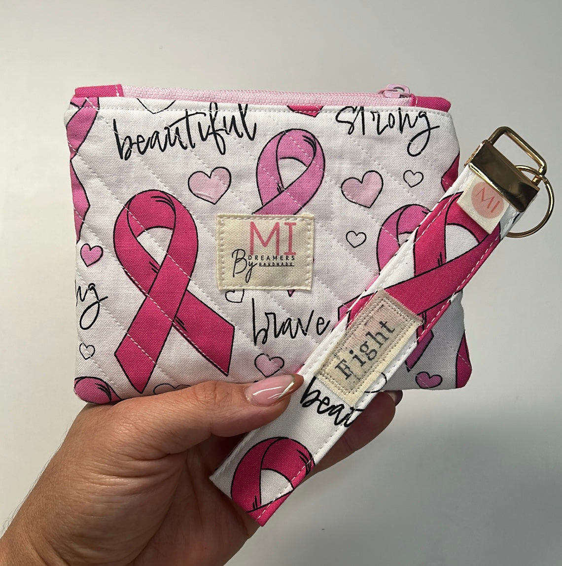 Breast Cancer Awareness Mini Pouch Set 🎀