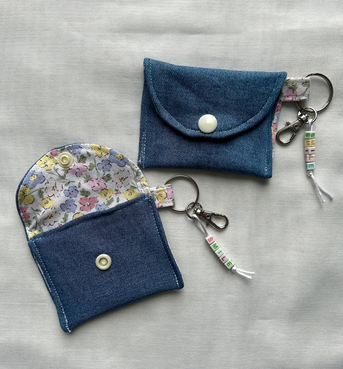 Mini Denim Coin Pouch