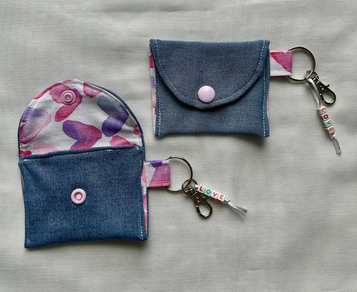 Mini Denim Coin Pouch