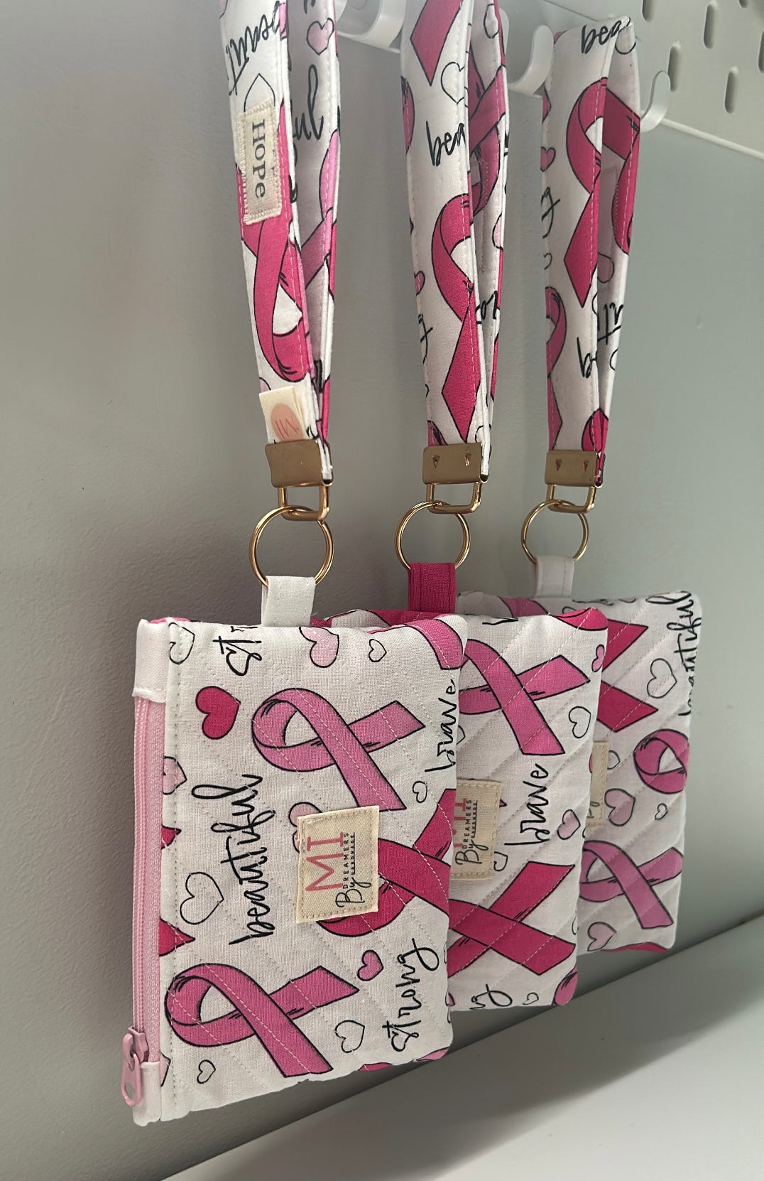 Breast Cancer Awareness Mini Pouch Set 🎀
