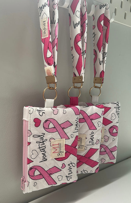 Breast Cancer Awareness Mini Pouch Set 🎀