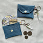 Mini Denim Coin Pouch