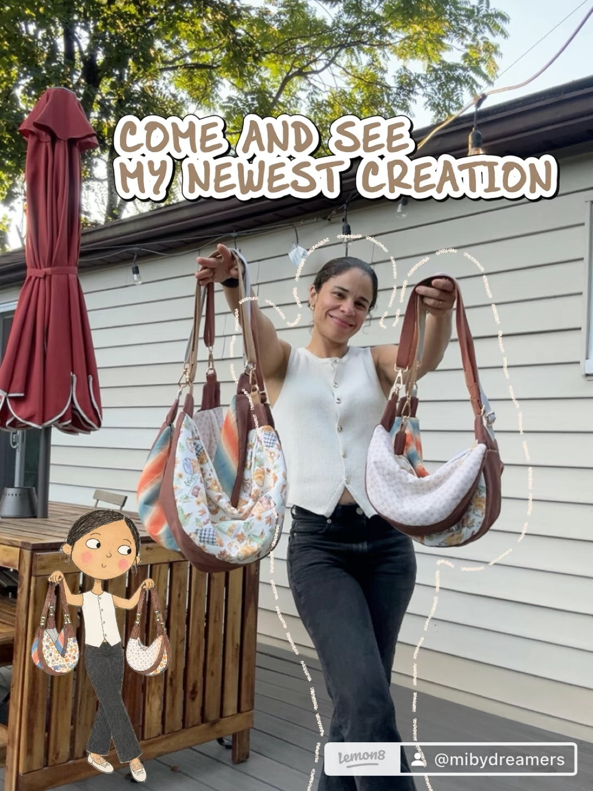 🍂 Half-Moon Crossbody Bag